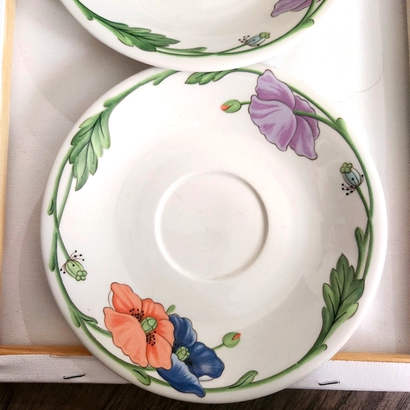 Villeroy & Boch Amapola Tea Cup Saucer Floral pattern  ref#tv cab - Picture 2 of 6